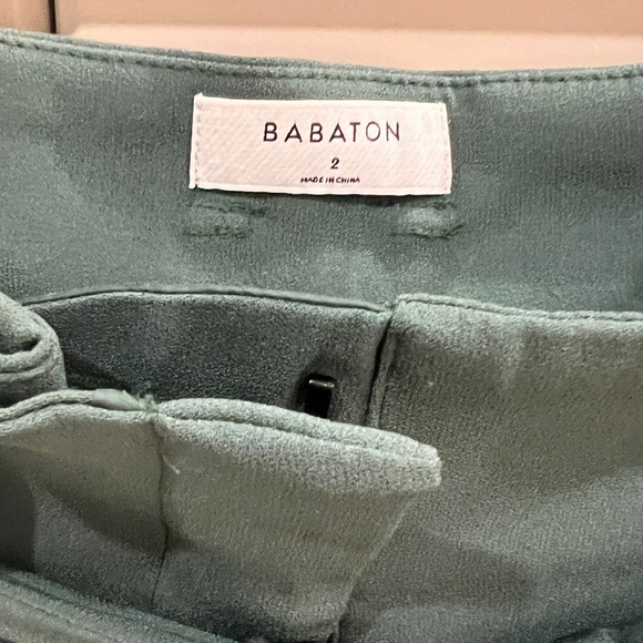 Aritzia babaton tie front green pants 2 - Picture 3 of 3